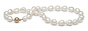 18-inch 8.5 to 12.5mm Baroque Freshwater Pearls, $250 Retail