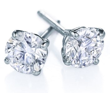 JA_1cttw_HI_SI_ 1 Ct TW H-I Color, SI Clarity Diamond Earrings from James Allen, $1940 Retail
