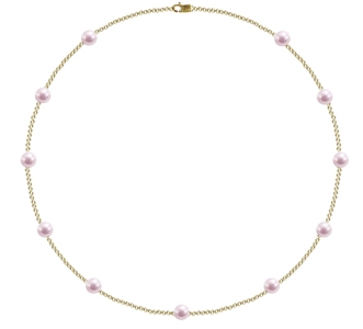 americanpearl_station_neck Akoya Pearl Station Necklace in 14k Gold from American Pearl, $275 Retail