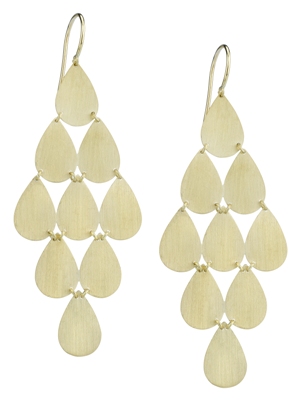 Irene Neuwirth 18kt Yellow Gold 9-Drop Earrings, $1850 Retail