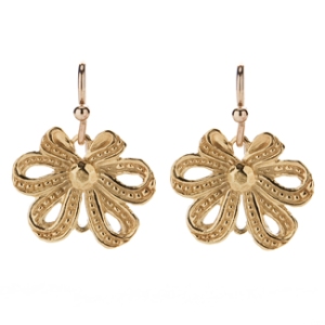 "Mary Ellen" Vermeil Earrings by Kimberly Baker, $140 Retail