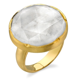 Irene Neuwirth Moonstone Ring in 18kt Yellow Gold, $2440 Retail